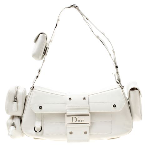 dior columbus bag white|Christian Dior Street Chic Columbus Bag .